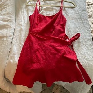 Princess Polly Red Wrap Dress